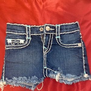 True Religion Toddler Denim Shorts sz 4